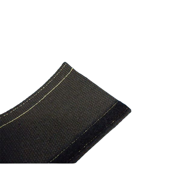 Ultra-heat-resistant glass fiber tube with hook-and-loop closure [RBW] 
