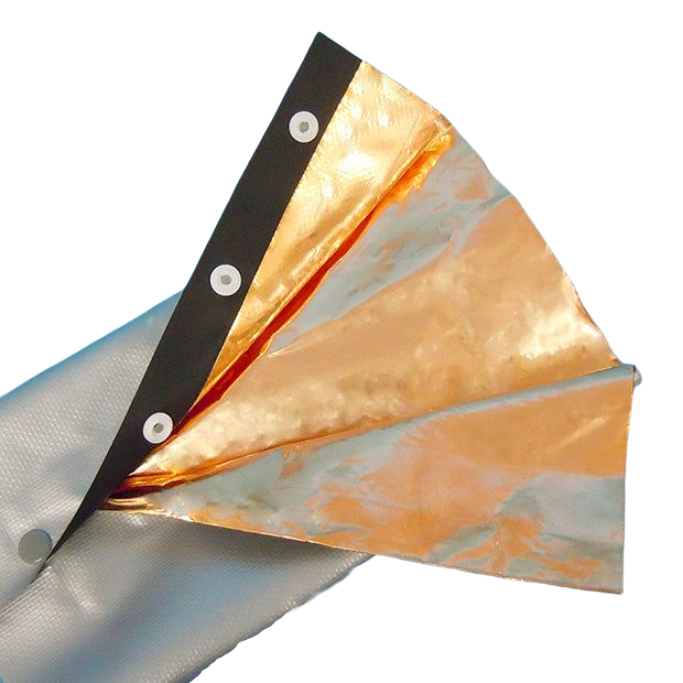 Hook and eye type copper foil shield tube [FKS]