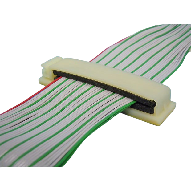 Flat cable clamp with sponge [FKNS] 